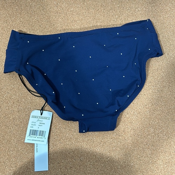 Robin Piccone Women's Standard Carly Side Tab Hipster Bikini Bottom size S - Picture 6 of 10